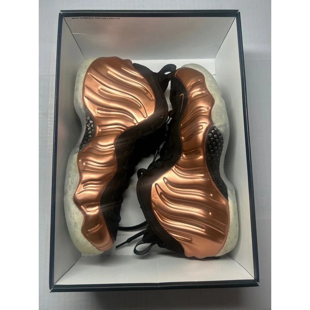 Nike Air Foamposite One Copper Size 7.5 Men FZ9902 001 New/No Lid